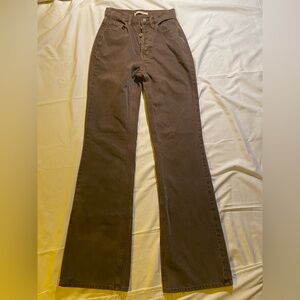PacSun Chocolate Wide Leg Jeans